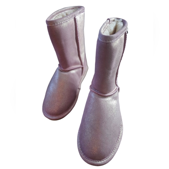 EC | NWOT | Bearpaw Emma | Youth Boot | Pink Glitter | Size: 5 - Picture 2 of 15